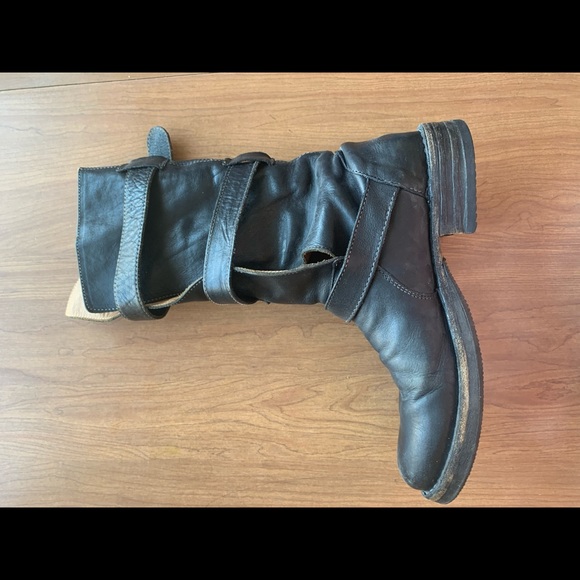Fiorentini + Baker Eternity leather moto boots size 37.5 - Picture 6 of 11